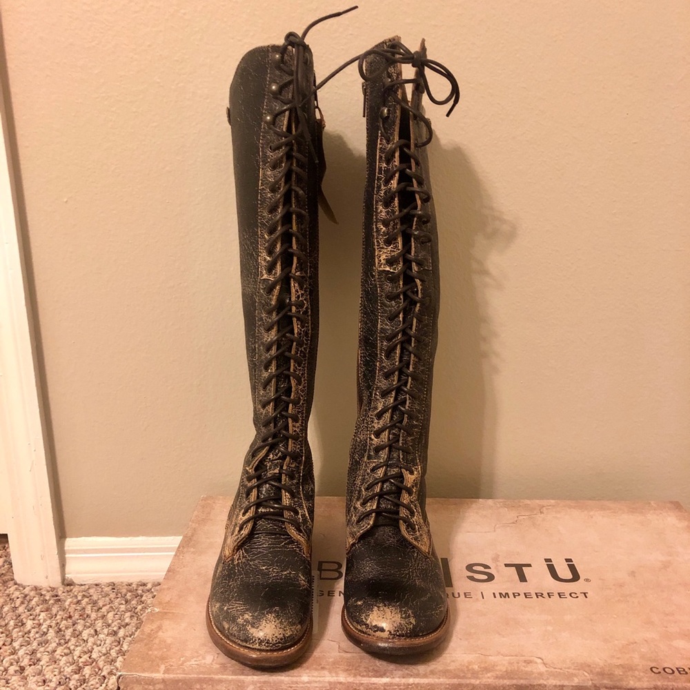 Free people- Bed Stu Della black lux boots